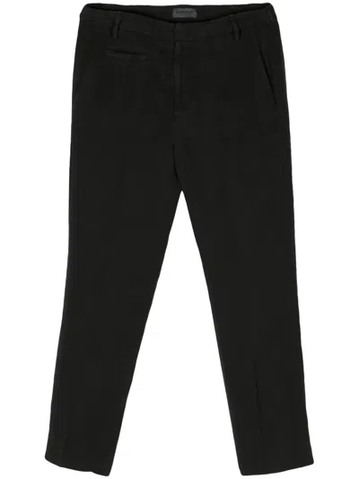 Dondup Ariel Cropped-leg Trousers In Black