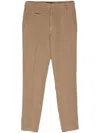Dondup Ariel Tapered Trousers In Neutrals