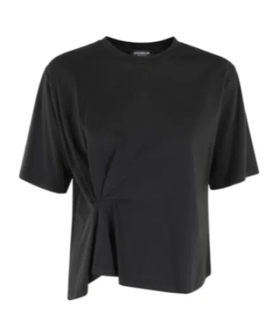 Dondup Asymmetric T-shirt In Black