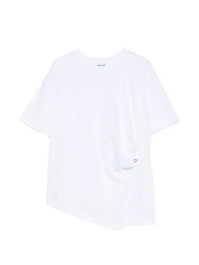 Dondup Kids' Asymmetric T-shirt In White