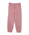 Dondup Bambina Pantalone Bull Rosa In Misto Cotone In Pink