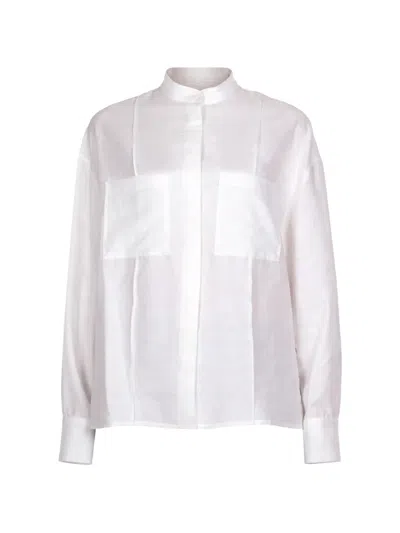 Dondup Pocket Shirt In White