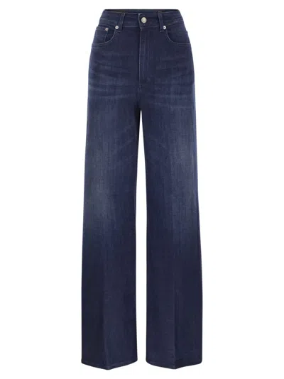 DONDUP BEATRIX - FIVE-POCKET WIDE-LEG JEANS