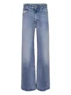 Dondup Beatrix Patch-logo Jeans In Blue