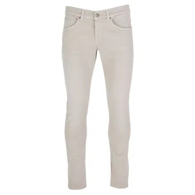 Dondup Beige Cotton Jeans & Pant In Blue