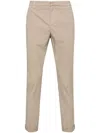 Dondup Men's Gaubert - Slim-fit Gabardine Trousers In Beige