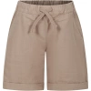 DONDUP BEIGE SHORTS FOR BOY WITH LOGO