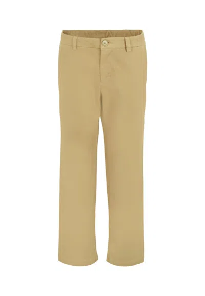 DONDUP BEIGE TROUSERS FOR BOY WITH LOGO