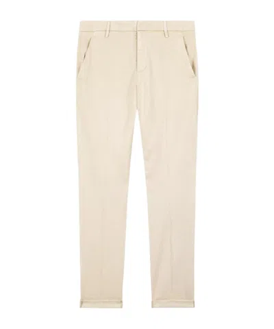 Dondup Belt-lined Casual Pants In Neutral
