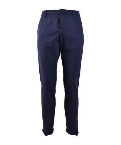 Dondup Belt-lined Casual Pants In Blue