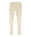Dondup Trousers With Pockets And Belt Loops In Neutral