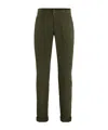 Dondup Belt-lined Casual Pants In Green