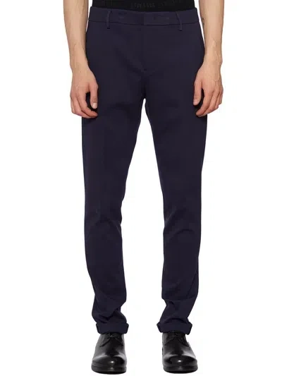 Dondup Belt-lined Casual Pants In Blue