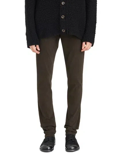 Dondup Belt-lined Casual Pants In Brown