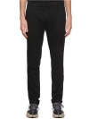 Dondup Belt-lined Casual Pants In Black