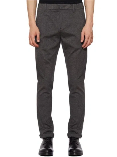 Dondup Belt-lined Casual Pants In Gray