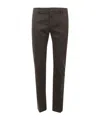 Dondup Belt-lined Casual Pants In Black