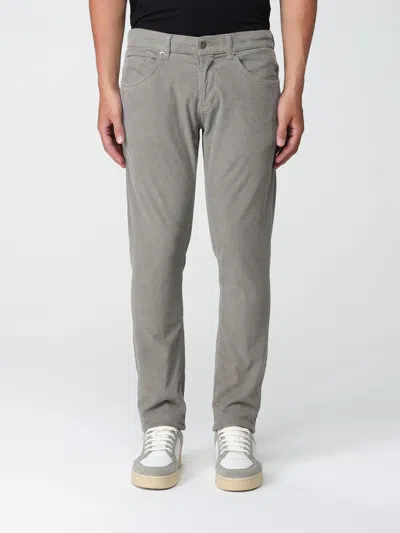 Dondup Belt-lined Casual Pants In Gray