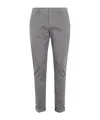 Dondup Belt-lined Casual Pants In Gray