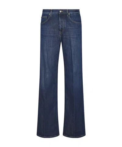 DONDUP BELT-LINED JEANS