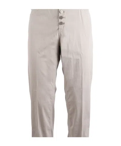 Dondup Belt-lined Jeans In Gray