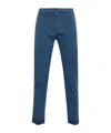 Dondup Belt Loop Belt Casual Pants In Blue