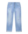 Dondup Belt-loop Buttoned Jeans In Multi