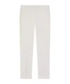 Dondup Belt Ring Casual Pants In White