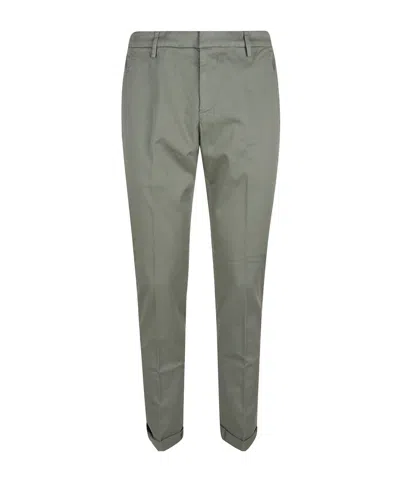 Dondup Belt Loop Casual Pants In Gray