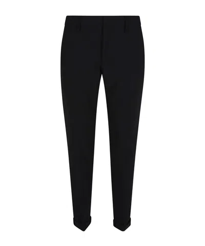 Dondup Belt Loop Casual Pants In Black