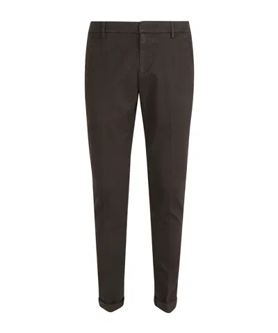 Dondup Belt Loop Casual Pants In Brown