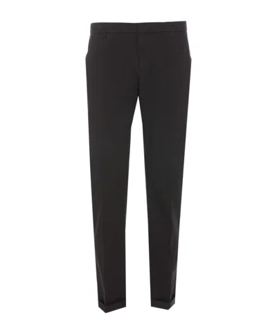 Dondup Belt-loop Casual Pants In Black