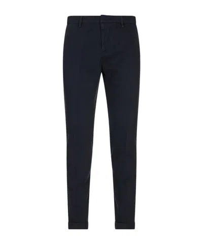 Dondup Belt Loop Casual Pants In Blue