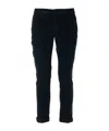 Dondup Belt Loop Casual Pants In Black