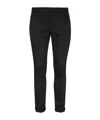 Dondup Gaubert Slim Flannel Trousers In Black