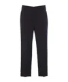 Dondup Belt-loop Casual Pants In Black