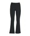 Dondup Logo-plaque Flared Jeans In Black