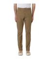 Dondup Belt Loop Casual Pants In Brown