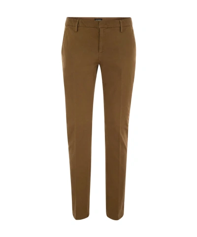 DONDUP BELT-LOOP CASUAL PANTS
