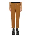 Dondup Belt-loop Casual Pants In Brown
