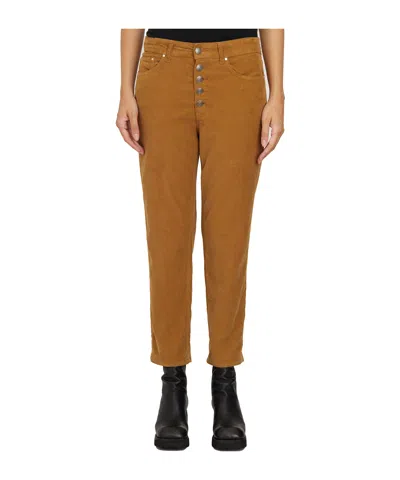 DONDUP BELT-LOOP CASUAL PANTS