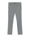 Dondup Grey Gaubert Chinos Pants In Gray