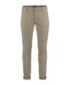 Dondup Belt Loop Casual Pants In Gray