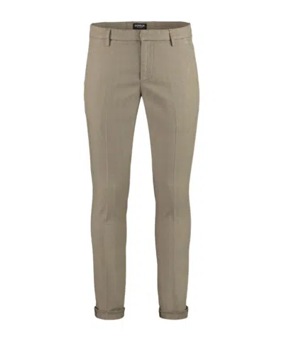 Dondup Belt Loop Casual Pants In Gray