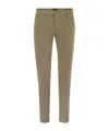 Dondup Spiritissimo Regular Chino Trousers In Light Gabardine In Gray