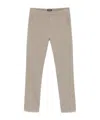 Dondup Pressed-crease Slim-fit Trousers In Nude