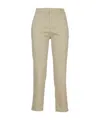 Dondup Belt-loop Casual Pants In Nude