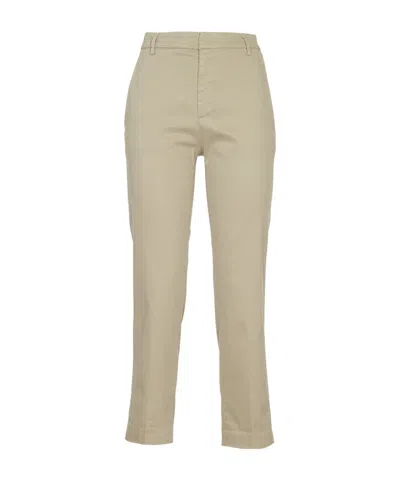 Dondup Belt-loop Casual Pants In Nude