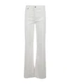 Dondup Belt Loop Casual Pants In White