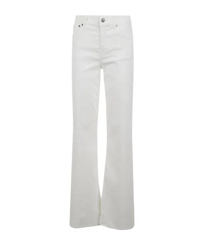 Dondup Belt Loop Casual Pants In White